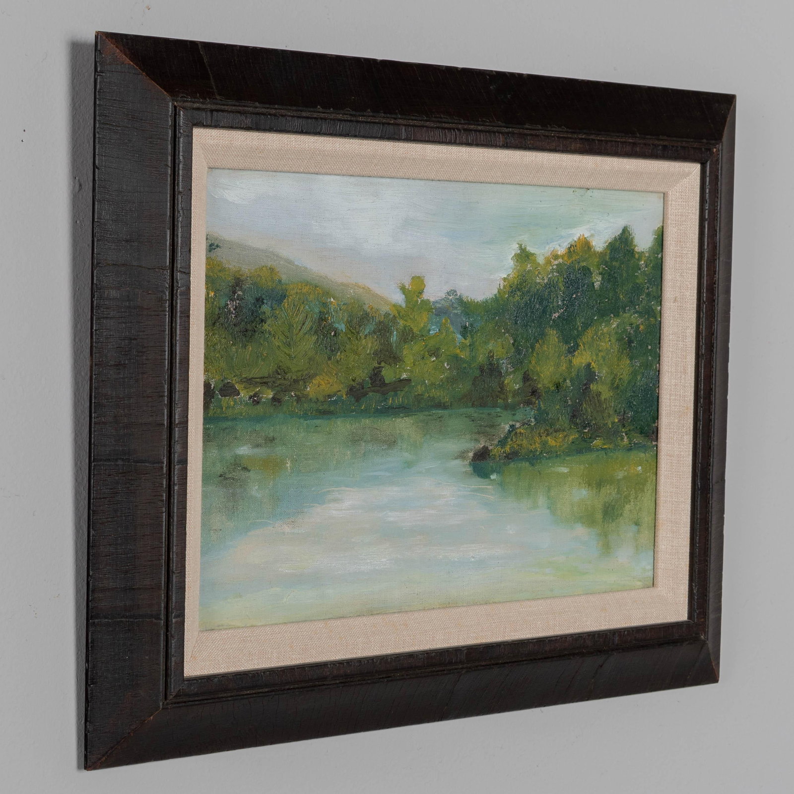 French Plein Air Landscape Oil Painting Framed - 3