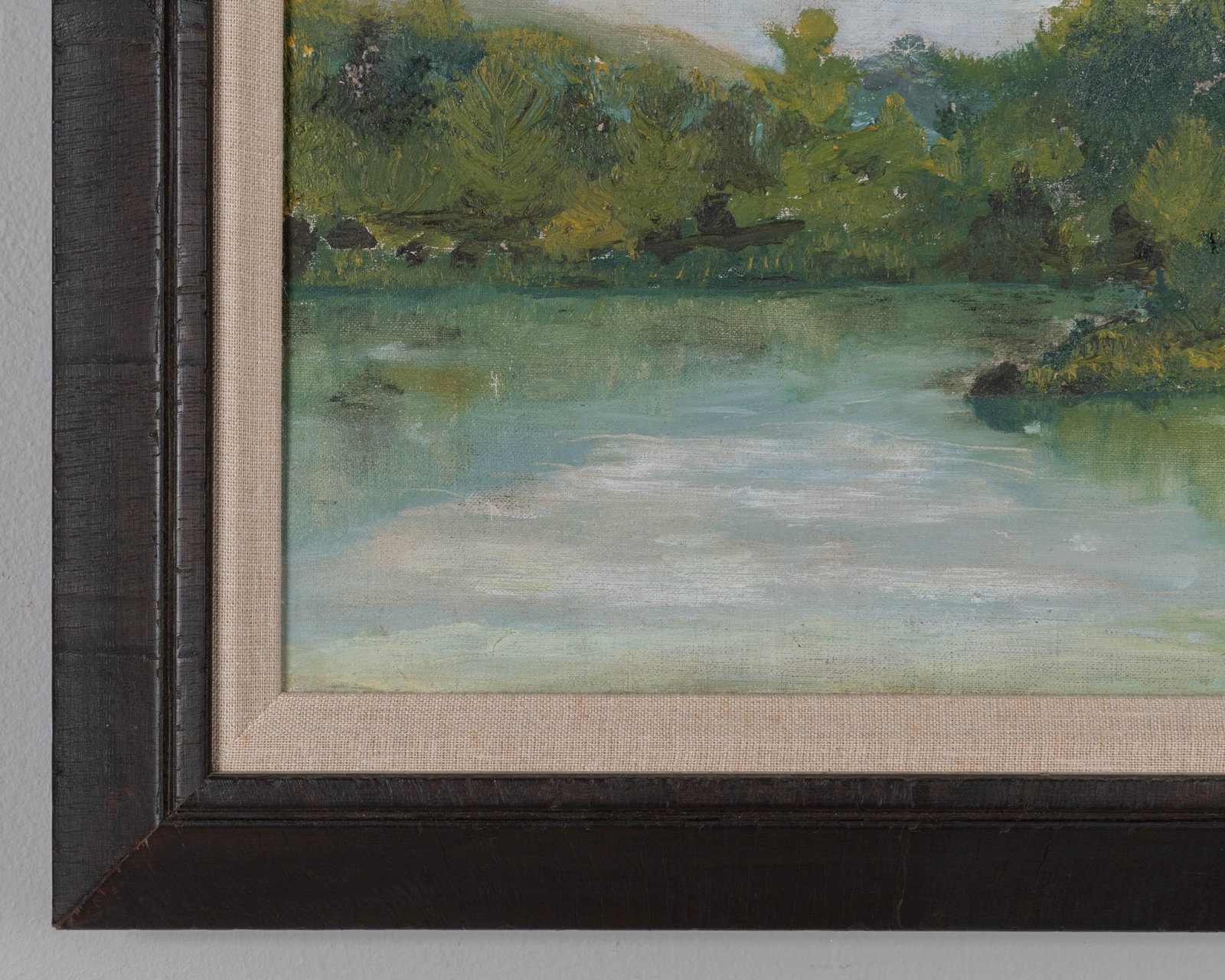 French Plein Air Landscape Oil Painting Framed - 6