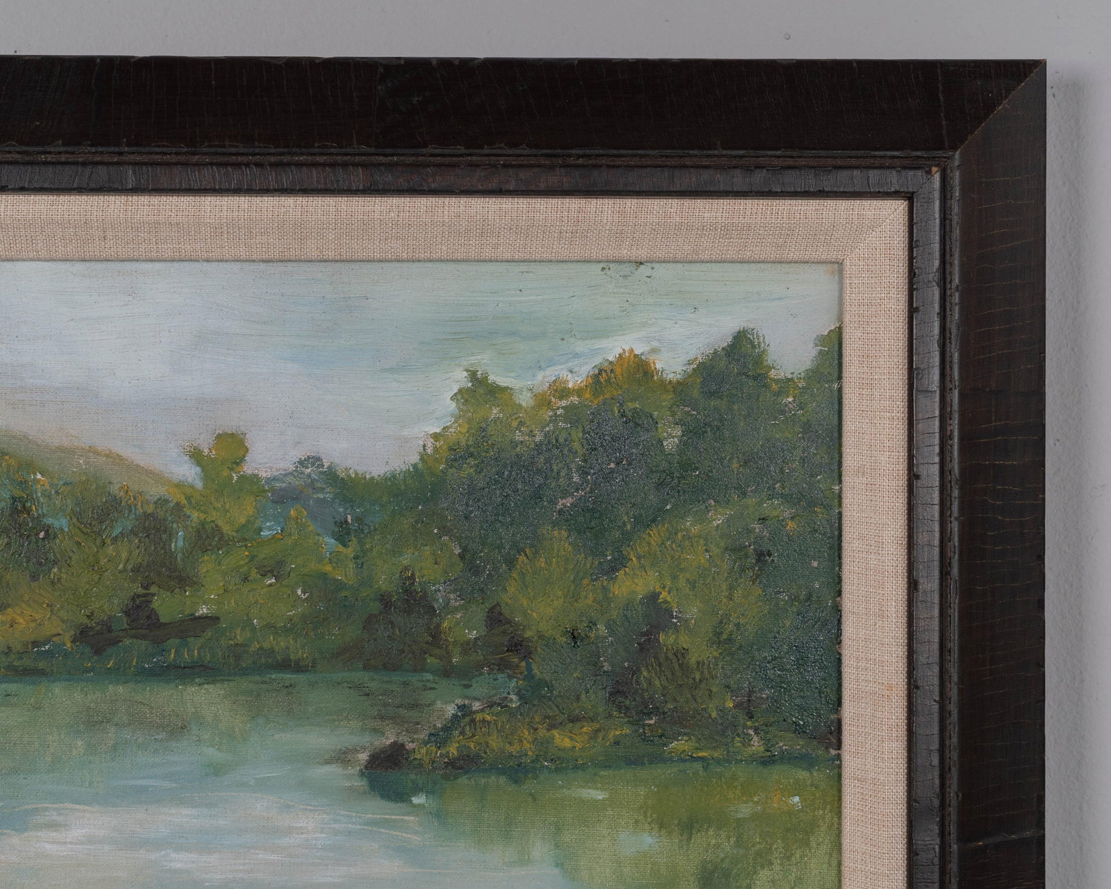 French Plein Air Landscape Oil Painting Framed - 7