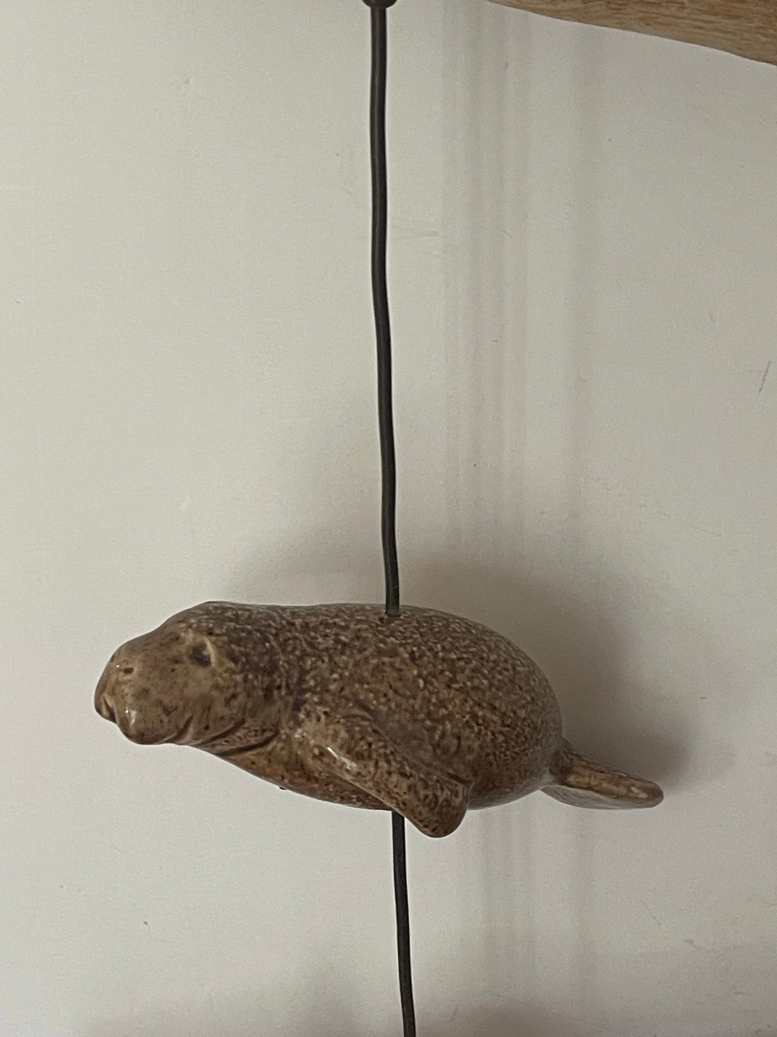 1960s Florida Coastal Sea Shells Manatee Mobile Sculpture - 7