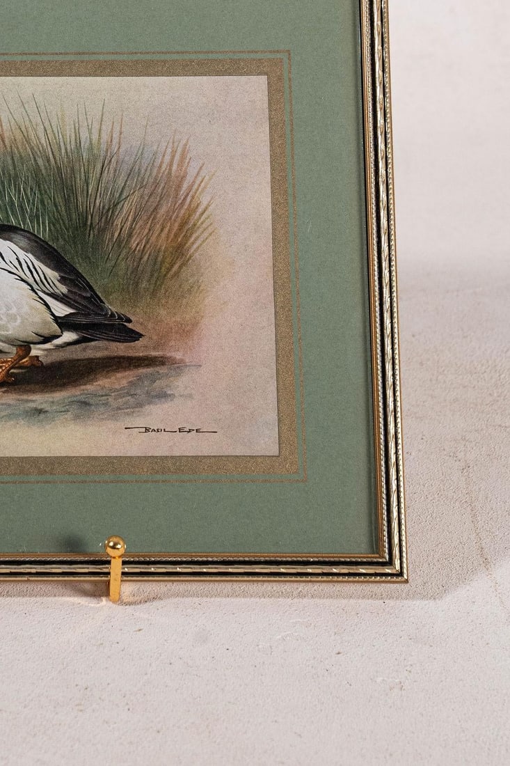 Set of 3 Signed Duck Prints With Green Mats - 7