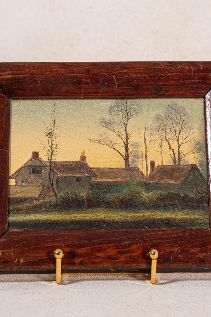Mid 20th Century Original Petite Landscape Oil on Board - 3