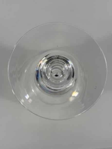 Vintage Signed Steuben Crystal Tear Drop Bubble Baluster Stem Mid Century Goblet or Wine 1 of 7 - 4