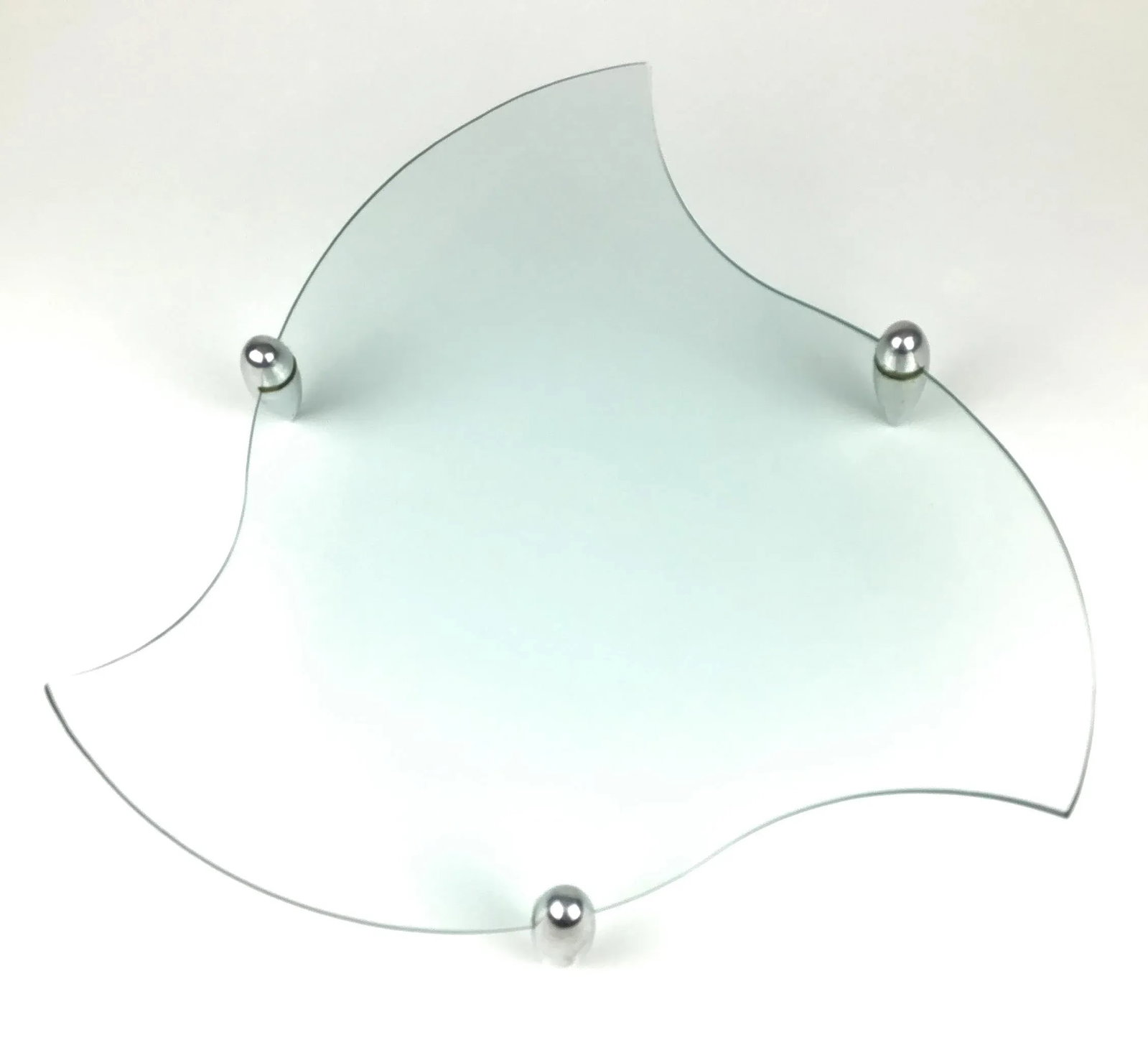 Mid-Century Modern Danish Design Serving Display Glass Plate - 8