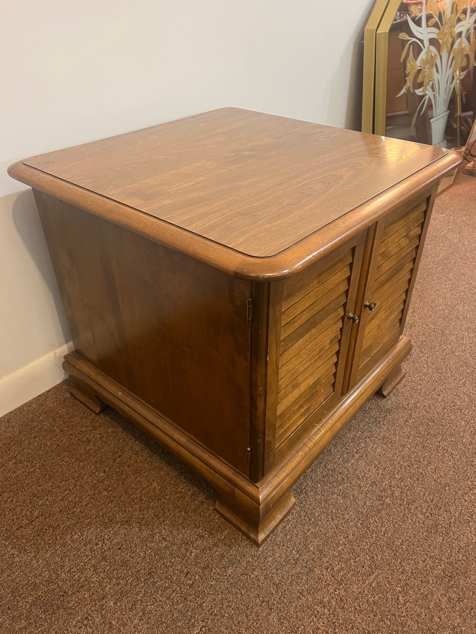1970s Ethan Allen Lp Album Storage Cabinet - 10