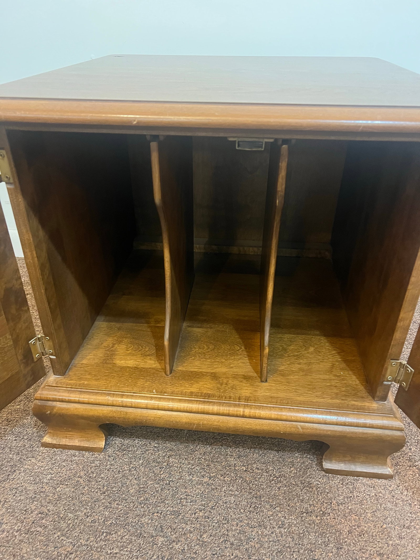 1970s Ethan Allen Lp Album Storage Cabinet - 5
