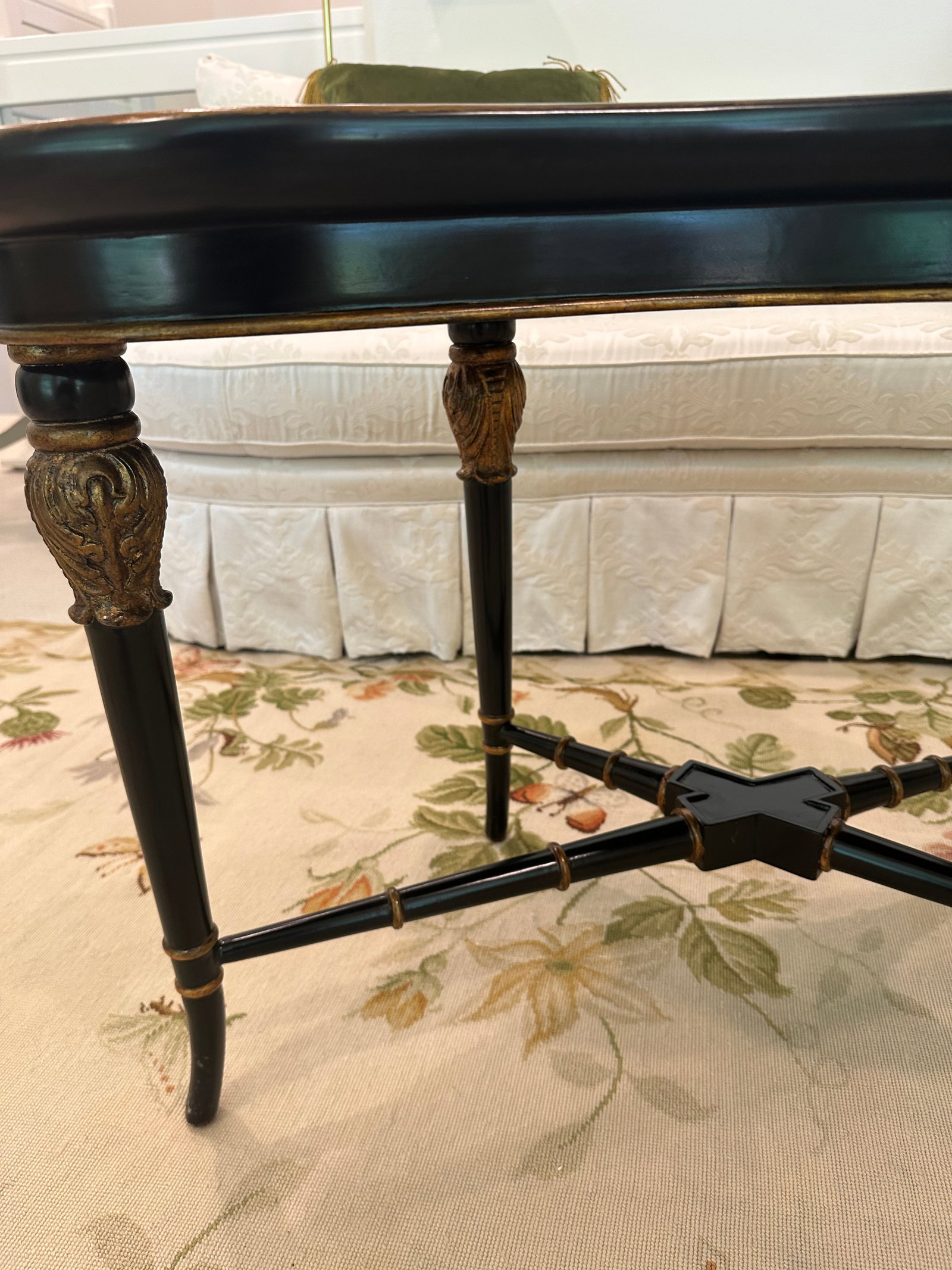 1960s Maitland-Smith Hand-Painted Accent Table - 2