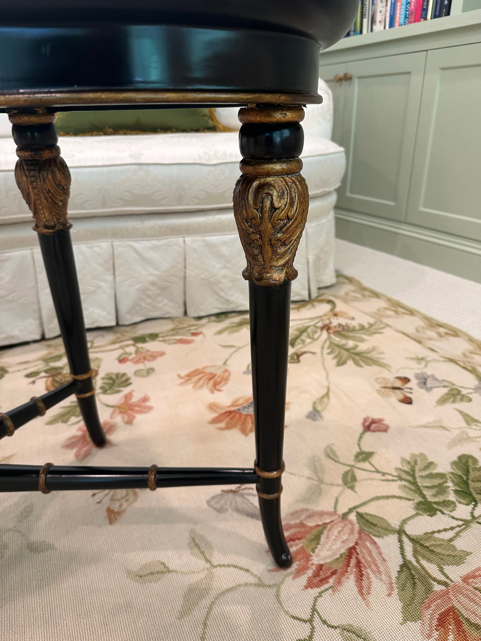 1960s Maitland-Smith Hand-Painted Accent Table - 3