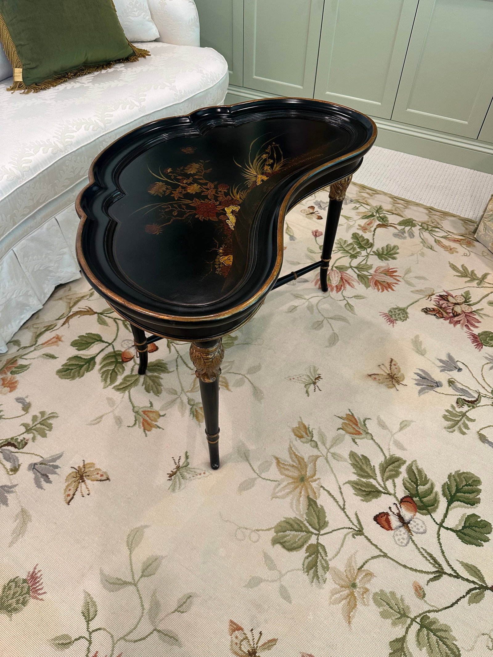 1960s Maitland-Smith Hand-Painted Accent Table - 6
