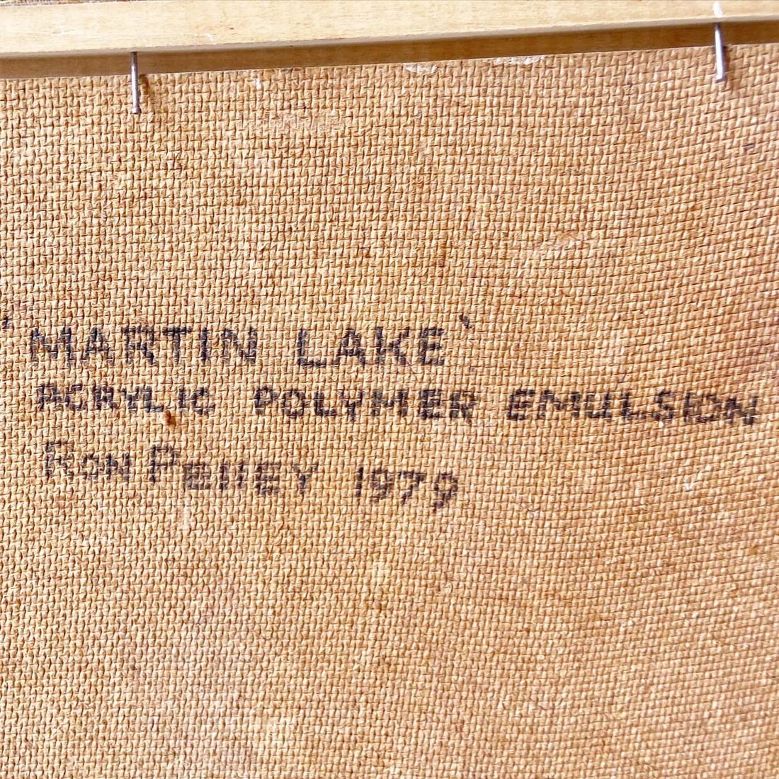 Martin Lake, Acrylic Painting by Ron Pelley - 3