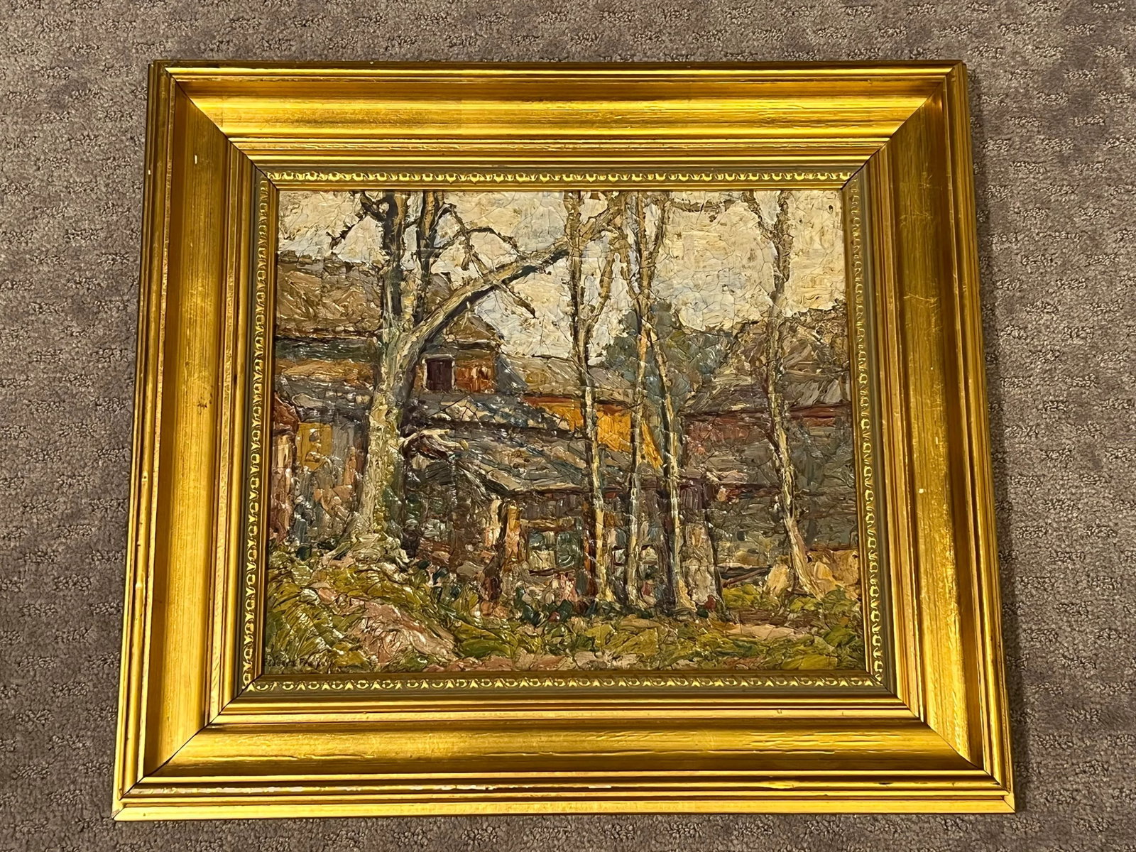 Edouard Franke "Chatham Mass, Farmscape" Antique American Impressionist Oil on Canvas - 10