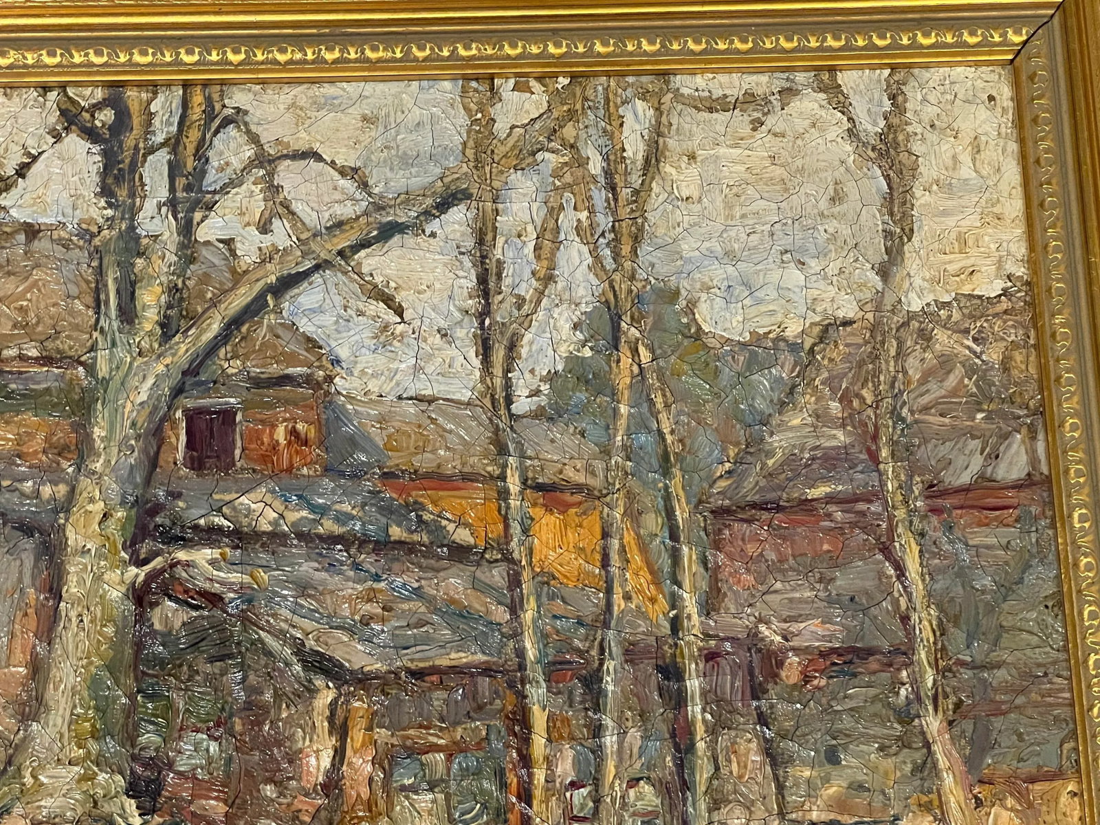 Edouard Franke "Chatham Mass, Farmscape" Antique American Impressionist Oil on Canvas - 5