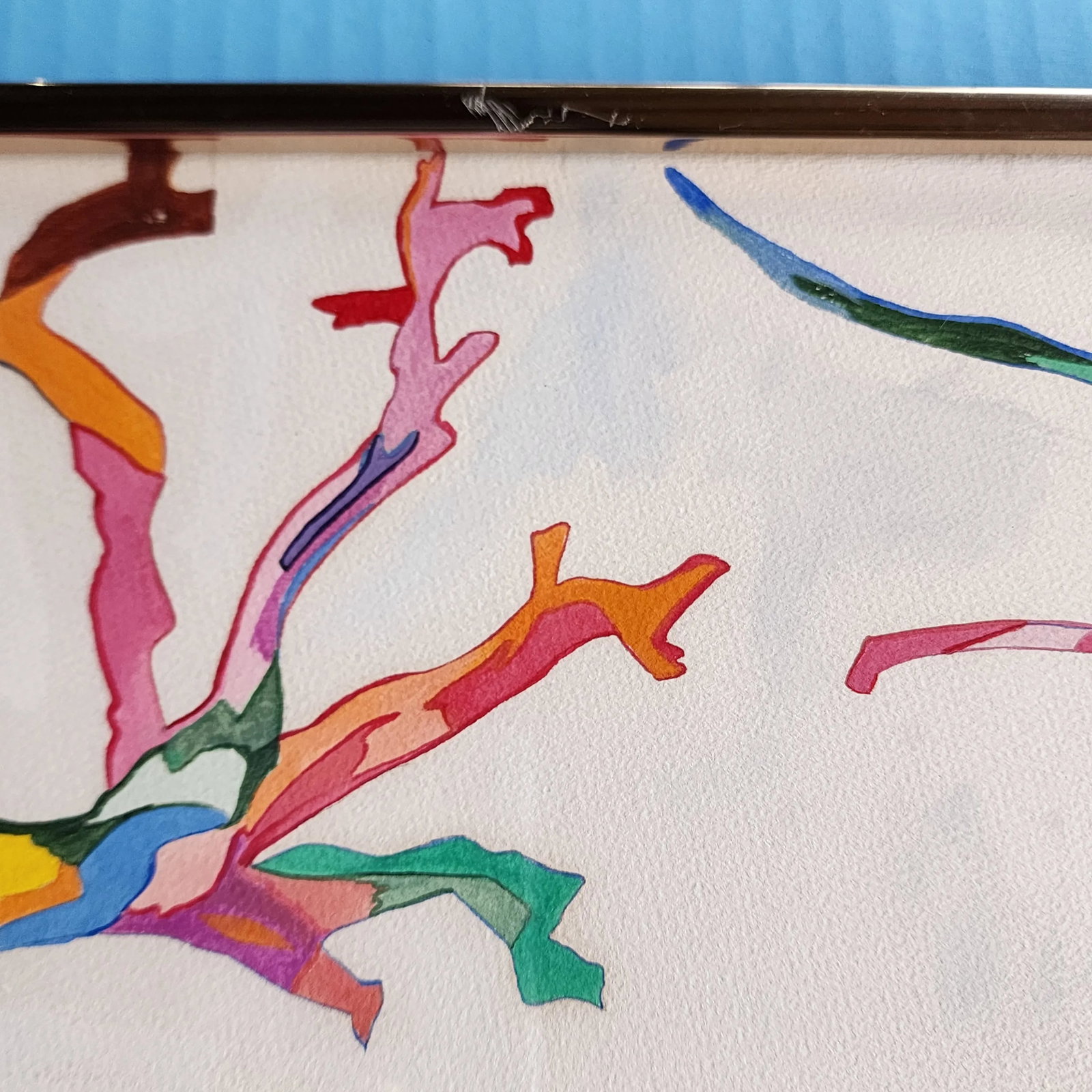 Late 20th Century "Save the Planet - All Creatures Great and Small" Original Fauvist Painting by Tex - 6