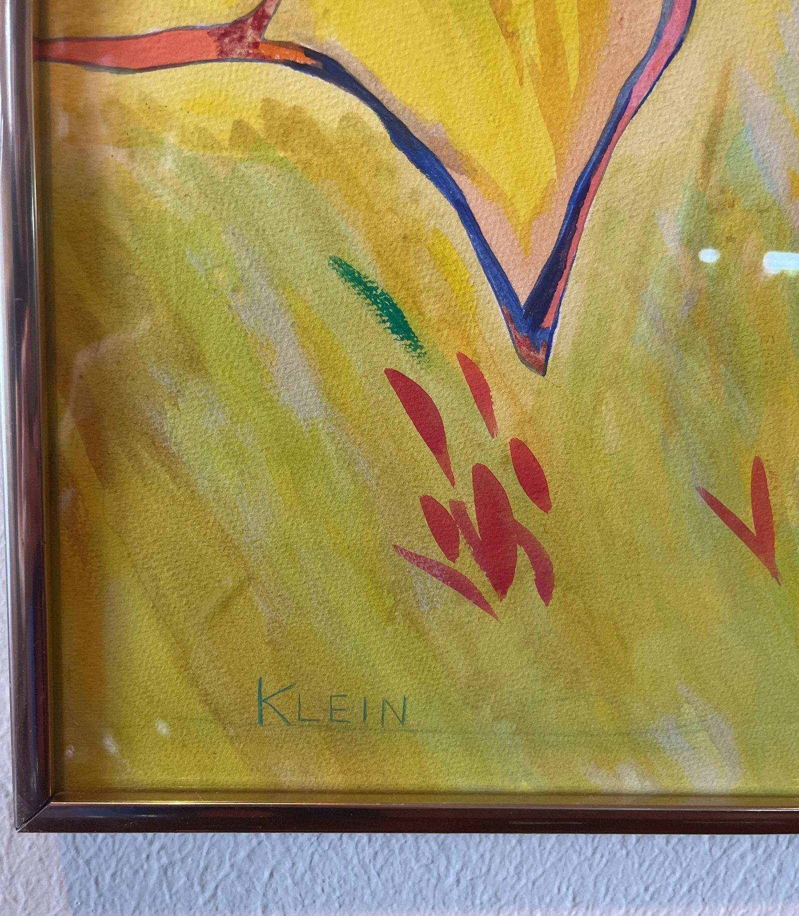 Late 20th Century "Save the Planet - All Creatures Great and Small" Original Fauvist Painting by Tex - 7