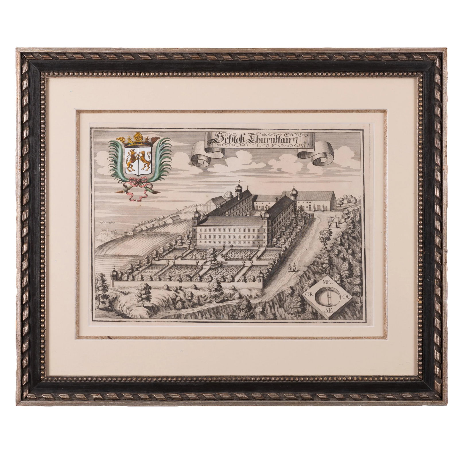 Michael Wening - German Manor House Engravings - a Pair - 2