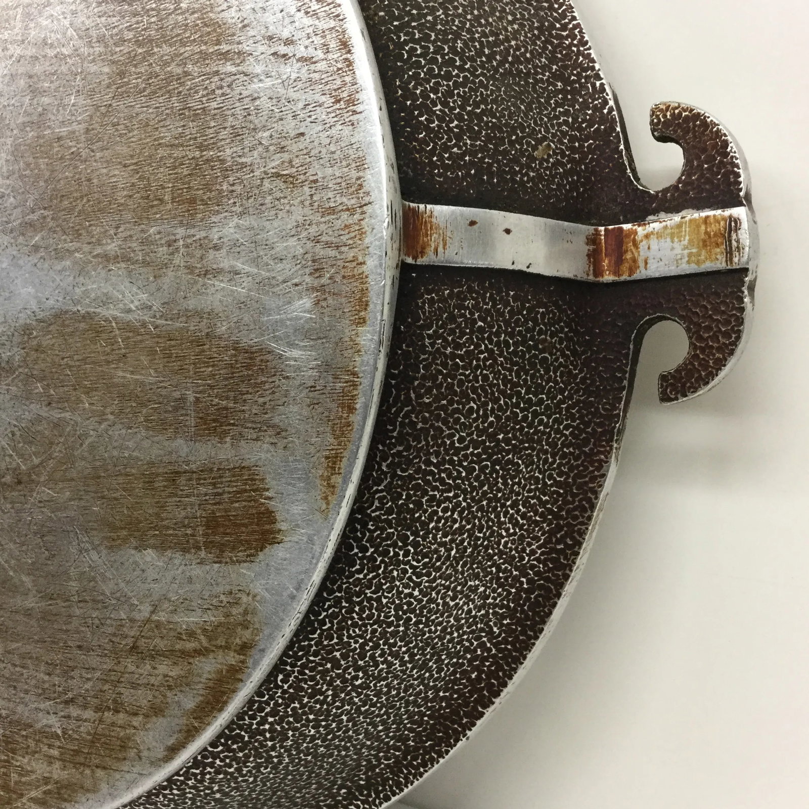 Antique Glass Covered Frying Pan - 8