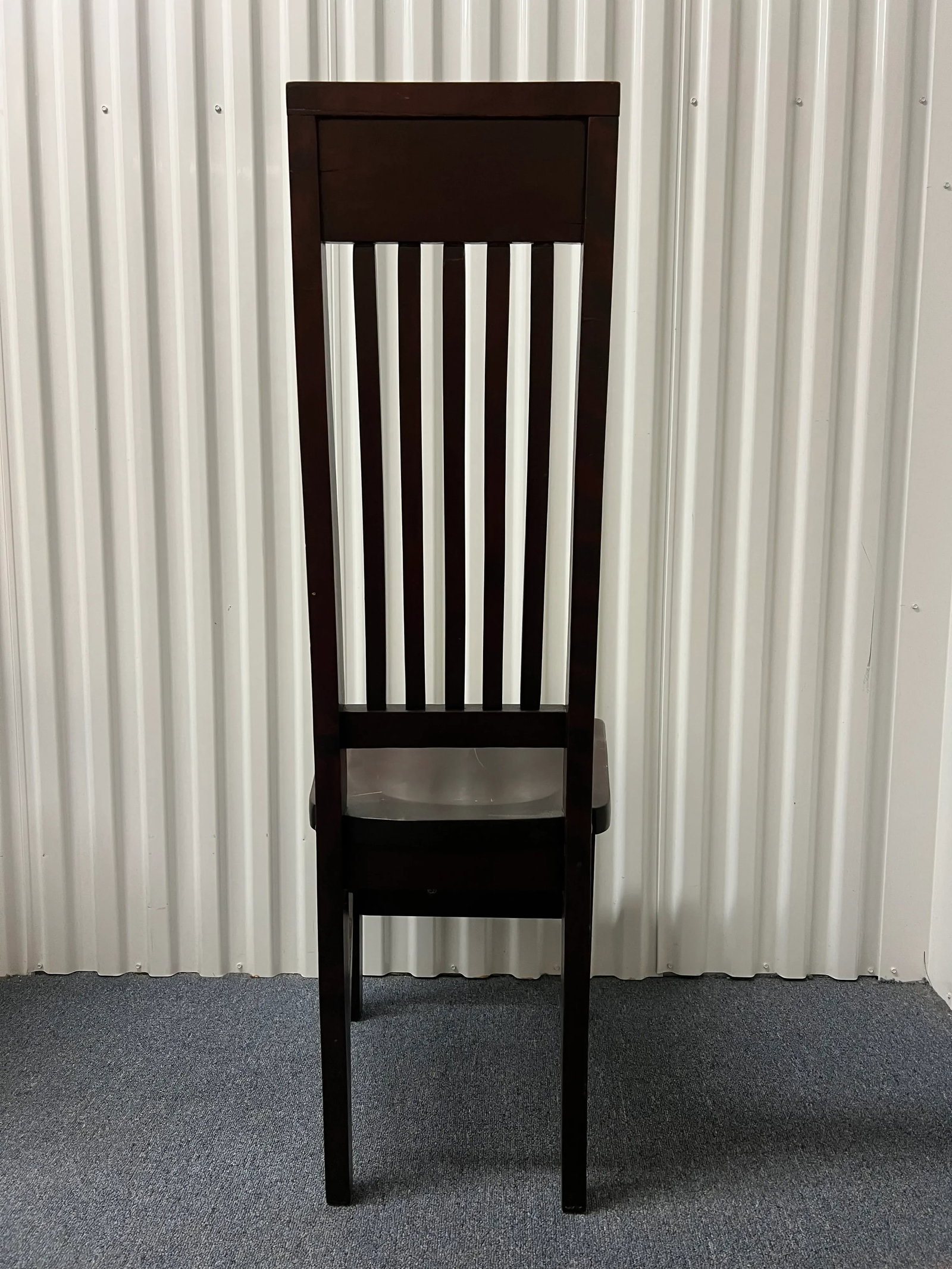 Antique Art & Crafts Carved Mahogany Side Chair in the Style of Rohlfs, Liberty England - 7