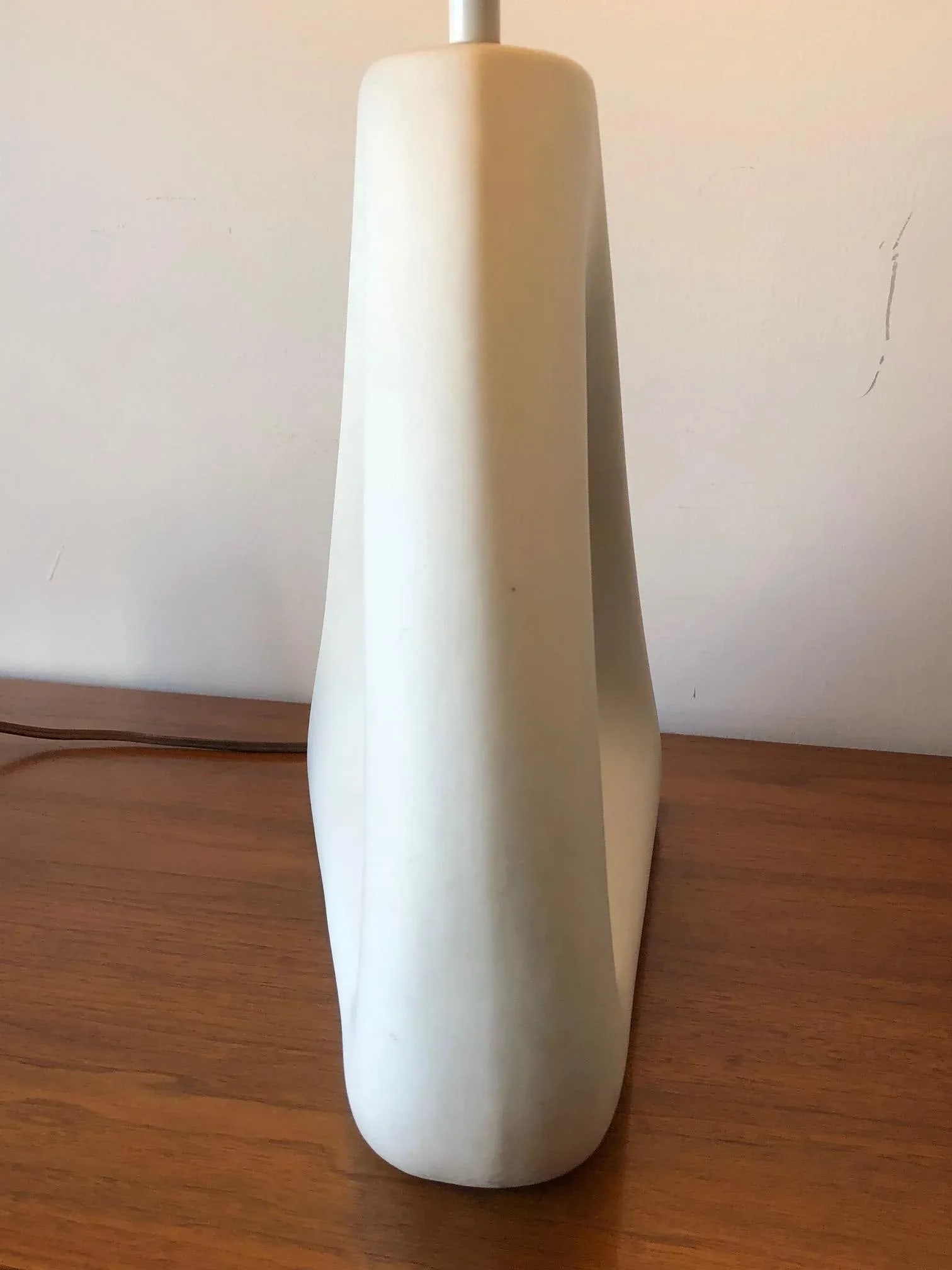Biomorphic Table Lamp With Original Shade - 8