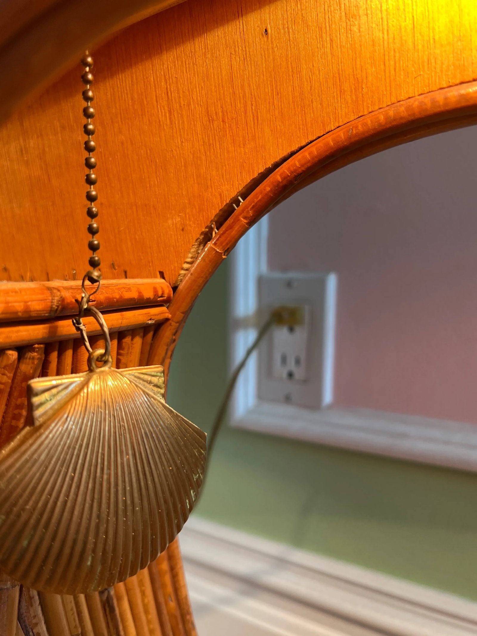 1970 Bamboo Table Lamp Attributed to Gabriella Crespi - 12