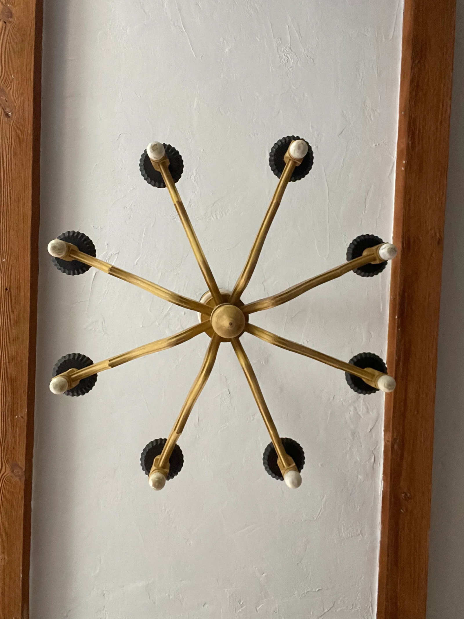 2000s Paul Ferrante Santa Barbara Chandelier, 8 Candelabra - 12