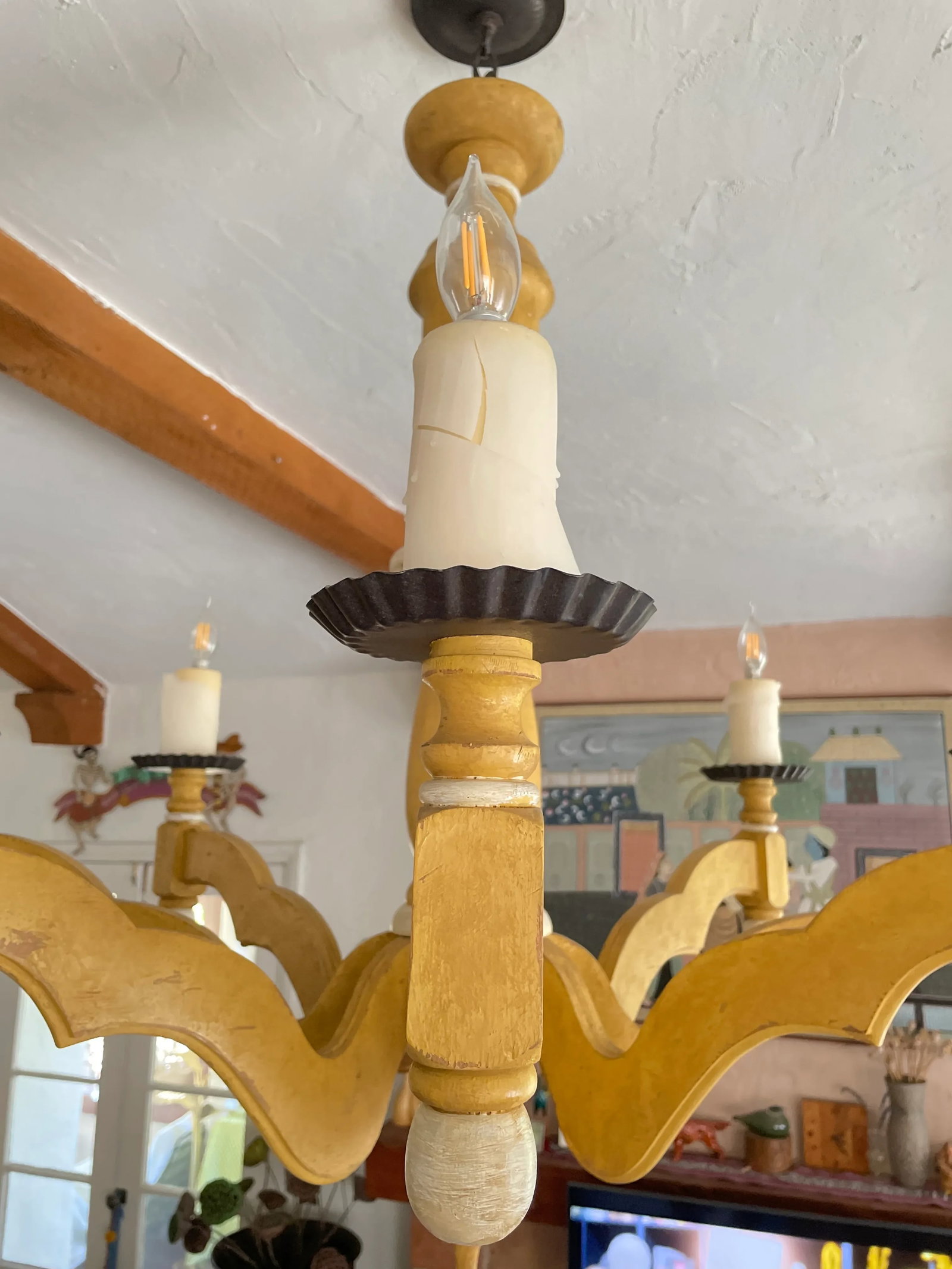 2000s Paul Ferrante Santa Barbara Chandelier, 8 Candelabra - 4