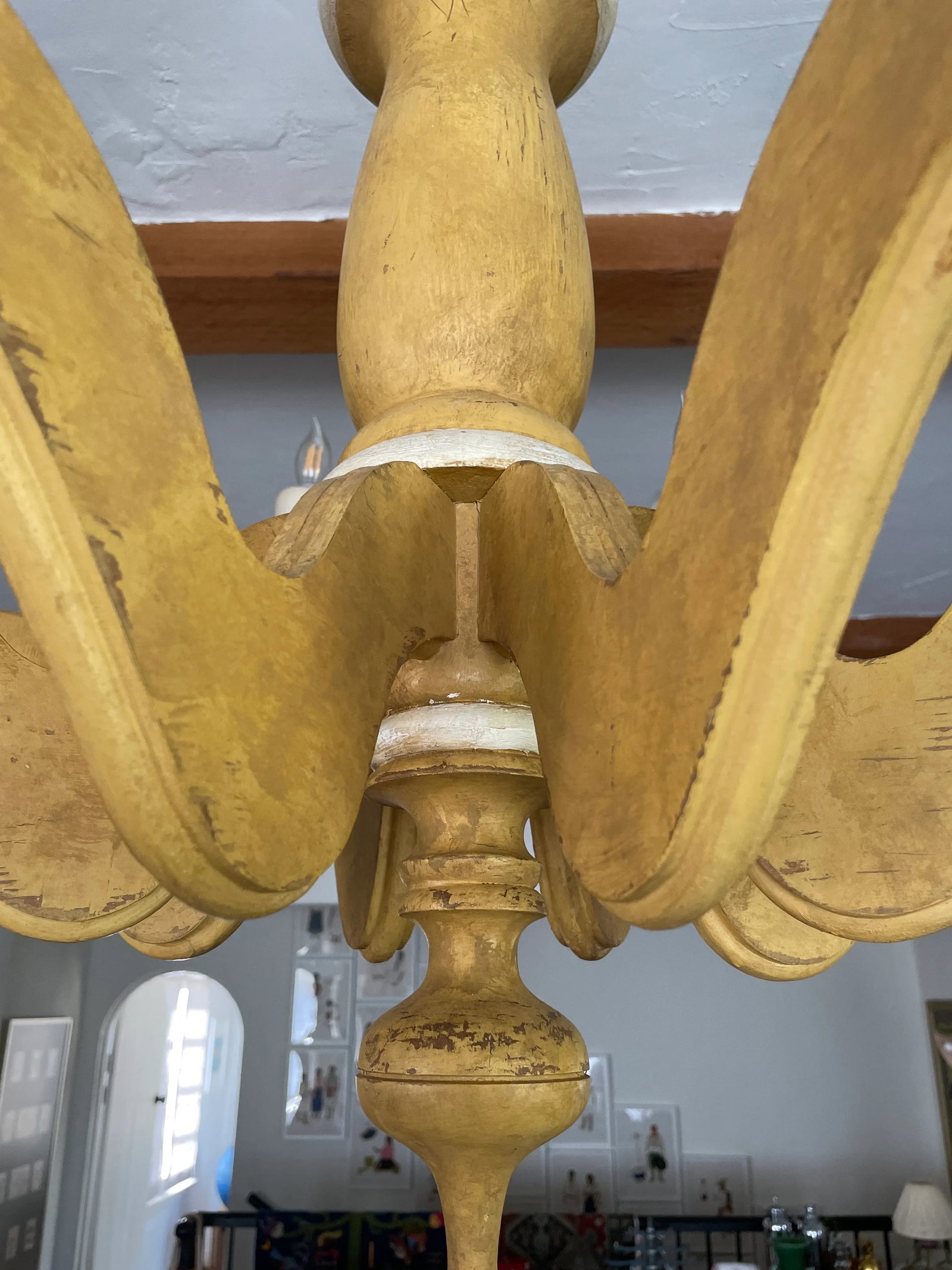 2000s Paul Ferrante Santa Barbara Chandelier, 8 Candelabra - 7