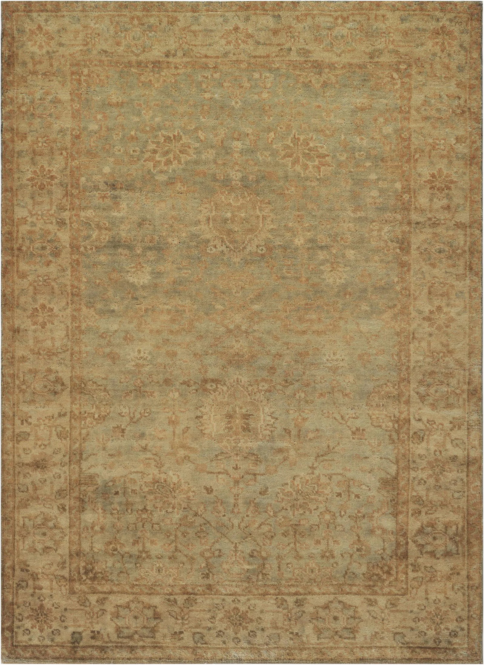 Mansour Fine Handmade Turkish Oushak Rug: Genuine handwoven Oushak rug from Turkey. This unique rug features a very subtle color scheme and it is made of 100% natural wool and natural dyes. Condition: Alterations: Original Condition Unaltered