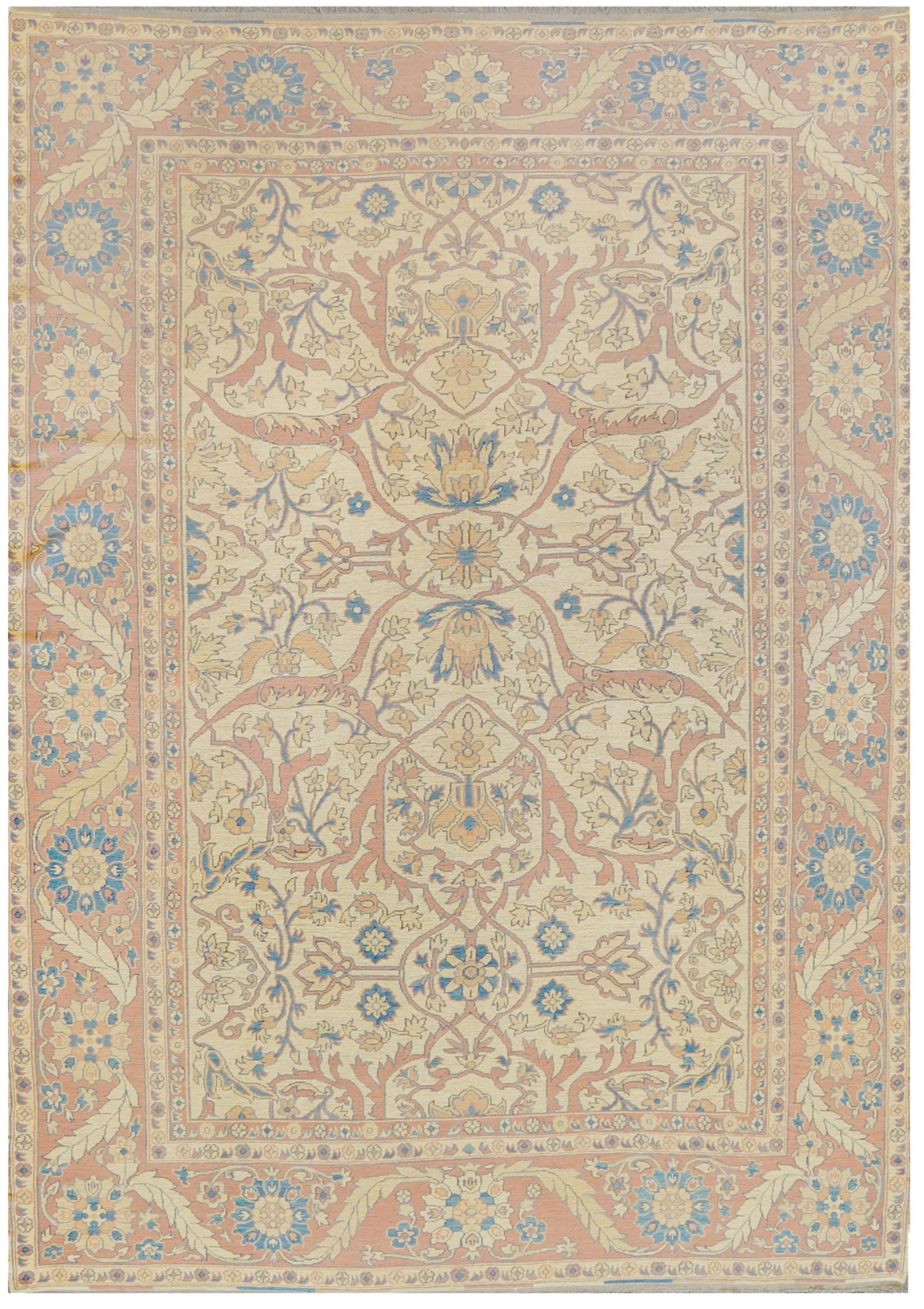 Mansour Fine Handmade Sumack Rug: A genuine handwoven Sumack rug from Pakistan. This high quality Sumak features a masterful color combiantion and a superb flat weave. 100% fine natural wool on cotton foundation. Condition: