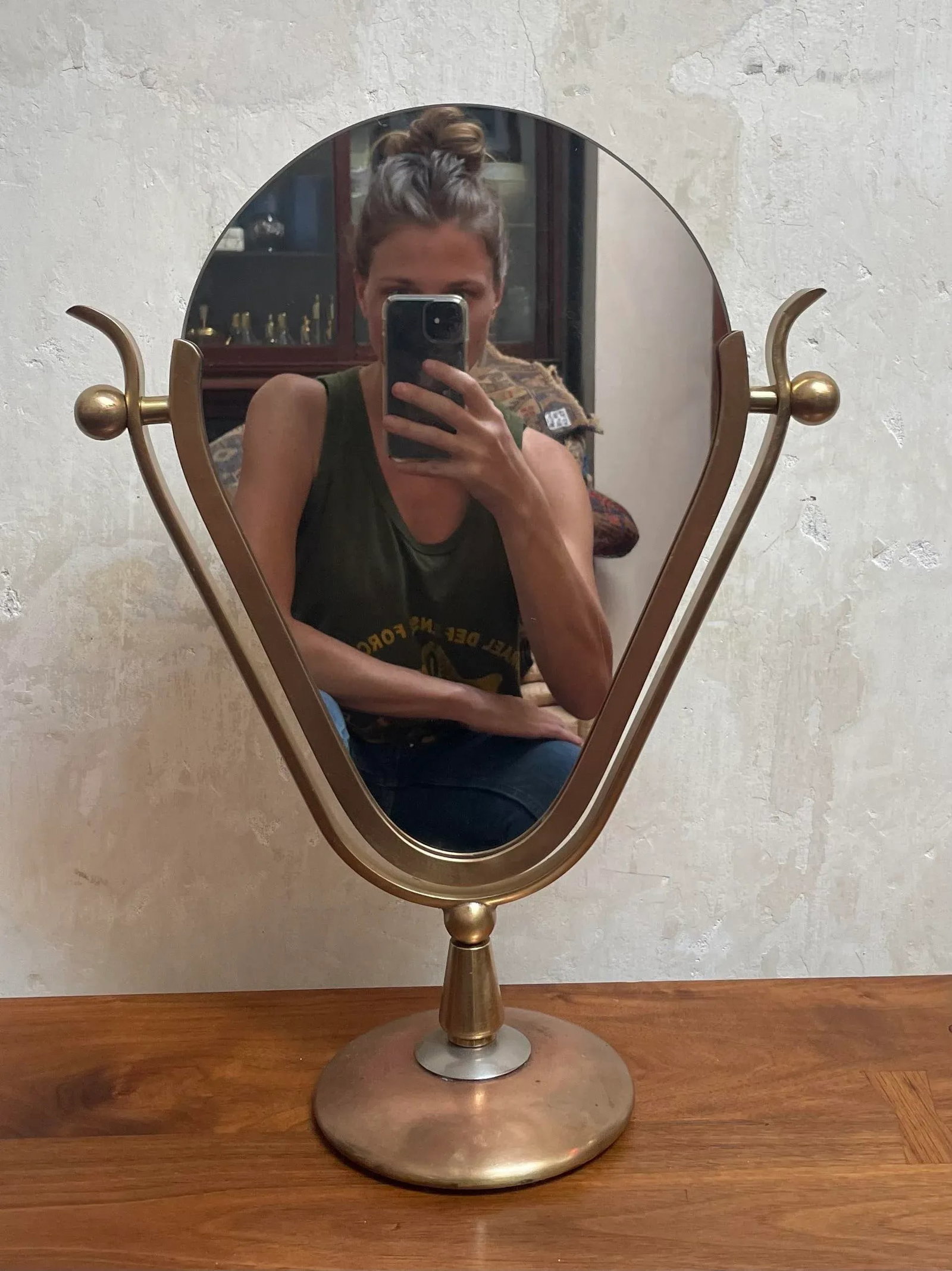 Vintage Charles Hollis Jones Wishbone Vanity Mirror - 2