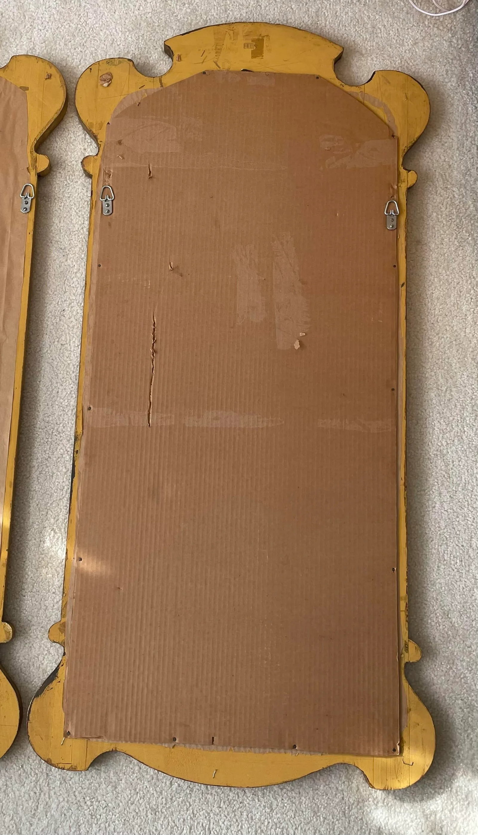 Vintage Gilt Prince Howard French Provincial Hollywood Regency Mirrors, a Pair - 7