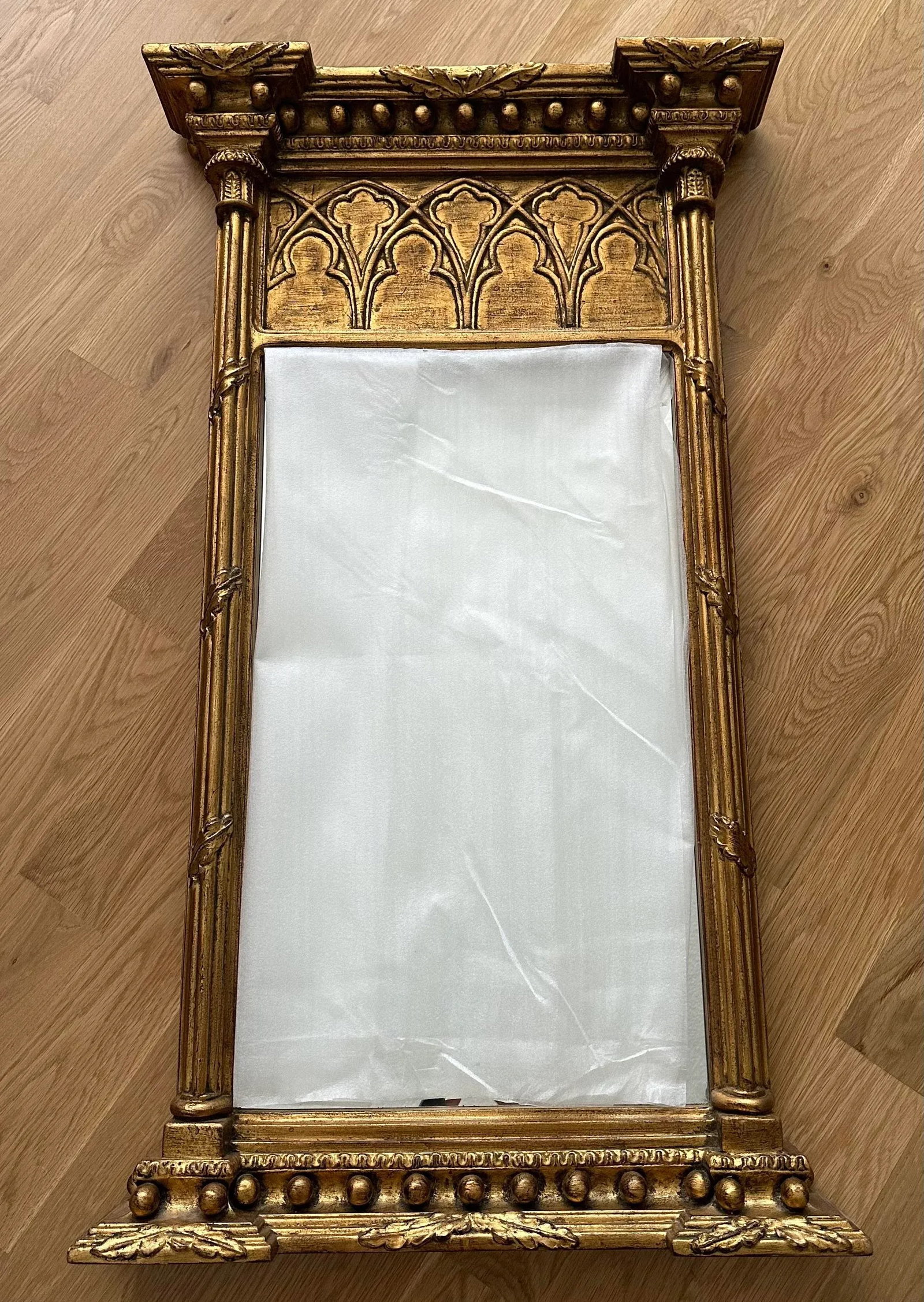 Vintage Gilt Pier Mirror - 6