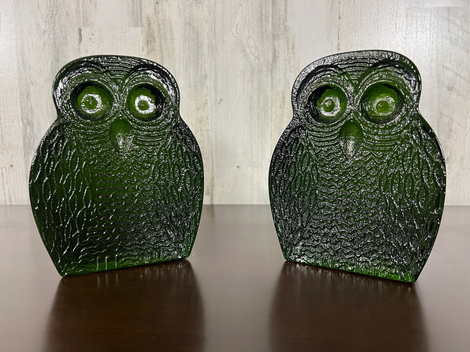 1970s Blenko Glass Owl Bookends- Set of 2 - 10
