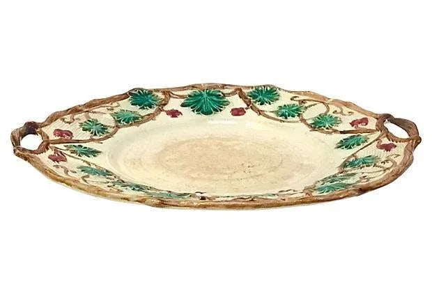 Antique Majolica French Green Tureen - 10