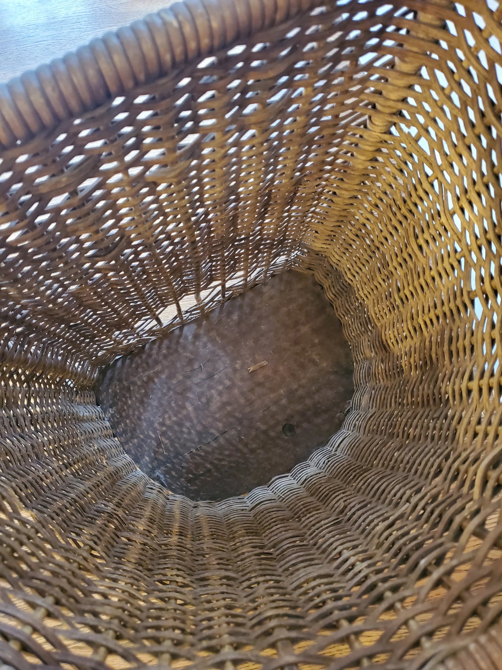 Vintage Rolling Market Basket Cart - 6