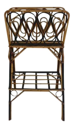 1920's Mid-Century Modern Ficks Reed Twisted Magazine Rack (1 of 7)