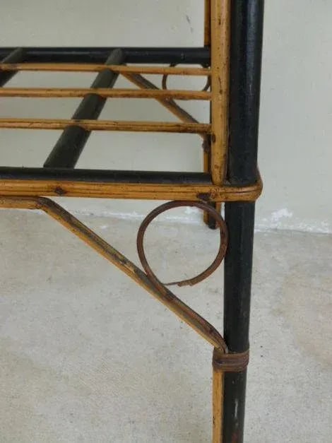 1920's Mid-Century Modern Ficks Reed Twisted Magazine Rack - 4