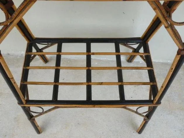 1920's Mid-Century Modern Ficks Reed Twisted Magazine Rack - 5