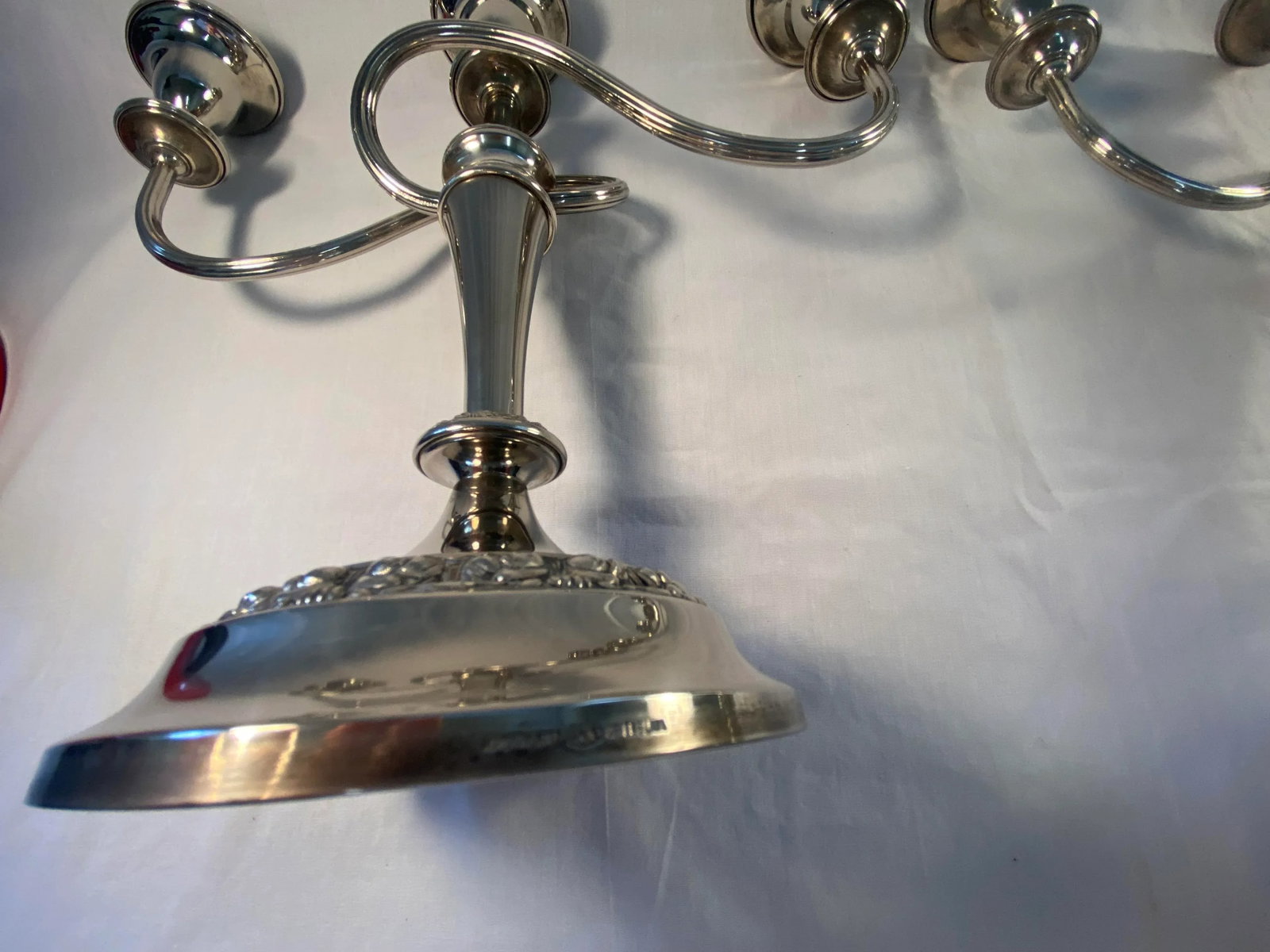 Pair of Antique English Candelabras C. 1910-1920 - 3