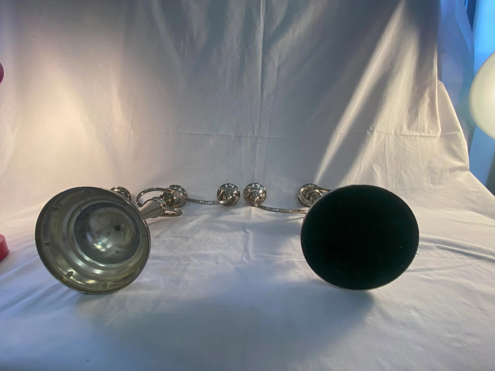 Pair of Antique English Candelabras C. 1910-1920 - 5