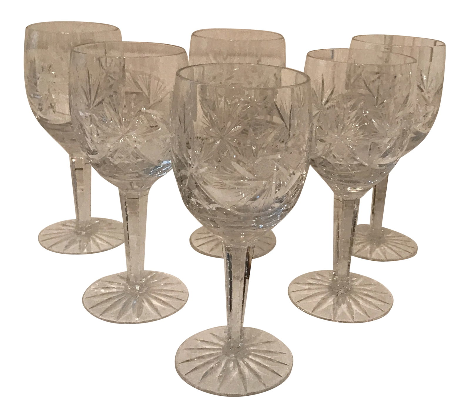 Crystal Wine Glasses - Set of 5 (1 of 9)