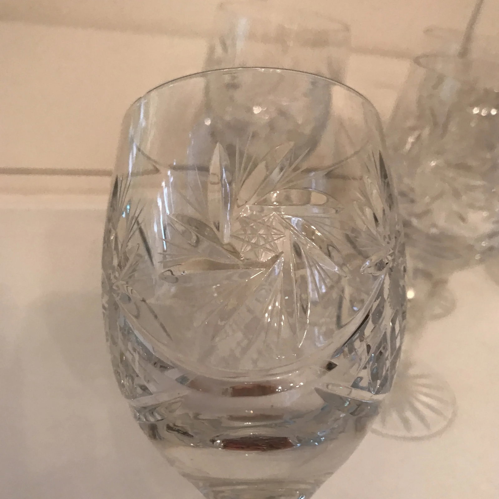 Crystal Wine Glasses - Set of 5 - 4