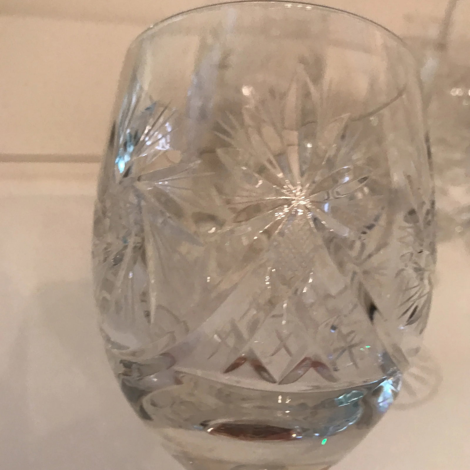 Crystal Wine Glasses - Set of 5 - 5