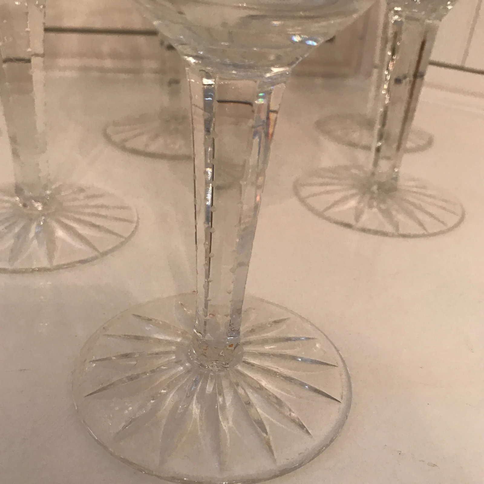 Crystal Wine Glasses - Set of 5 - 6