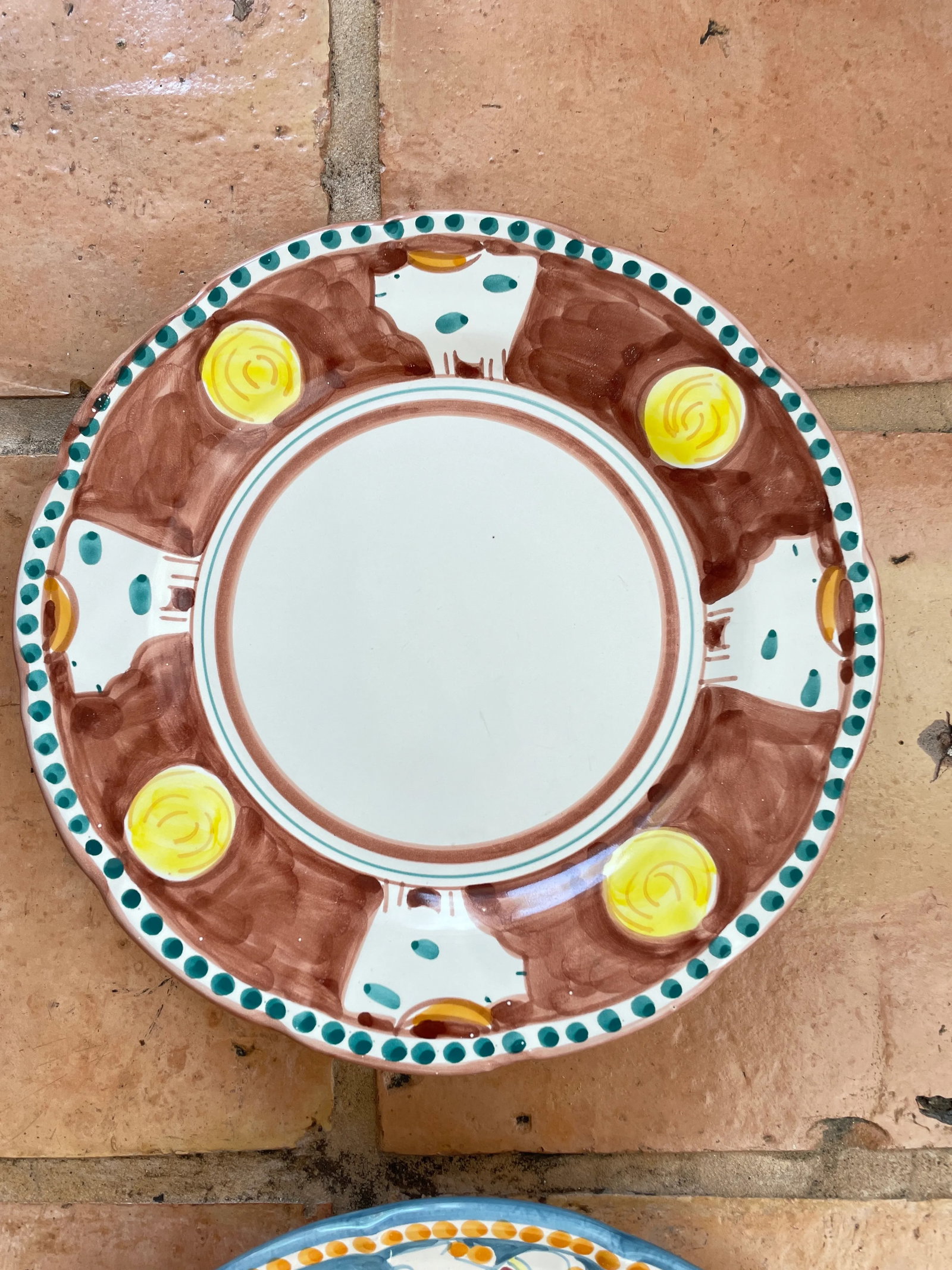 Vintage Vietri Campagna Large Ceramic Serving Platters- Set of 4 - 3