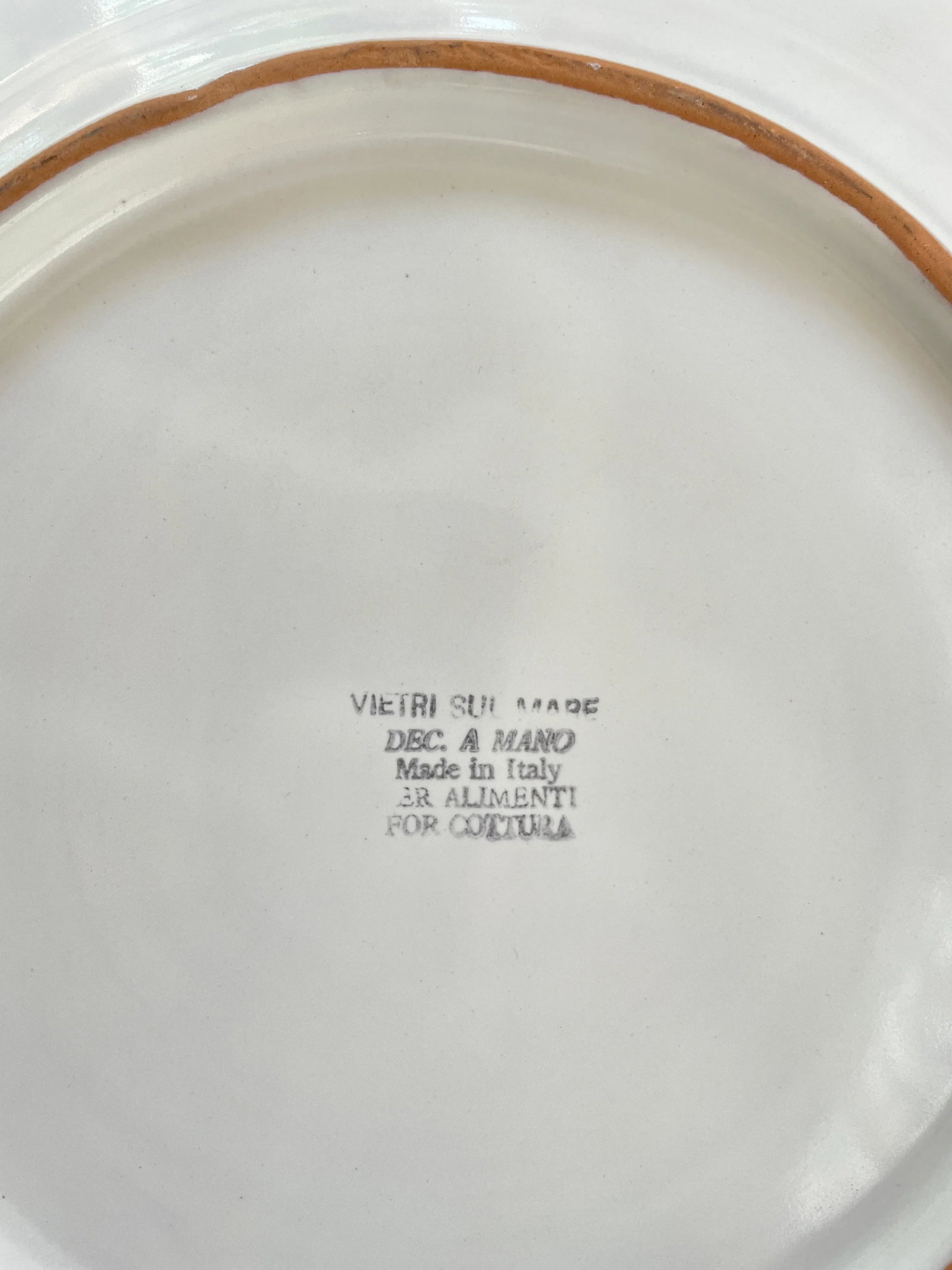 Vintage Vietri Campagna Large Ceramic Serving Platters- Set of 4 - 7