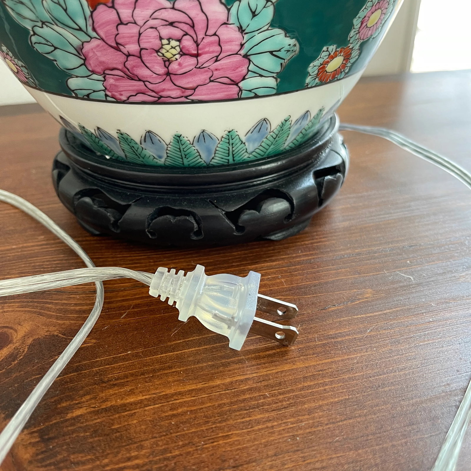 Vintage Imari Ginger Jar Table Lamp - 6