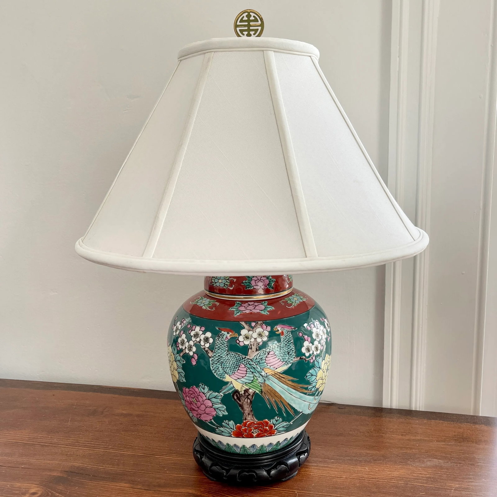 Vintage Imari Ginger Jar Table Lamp - 8