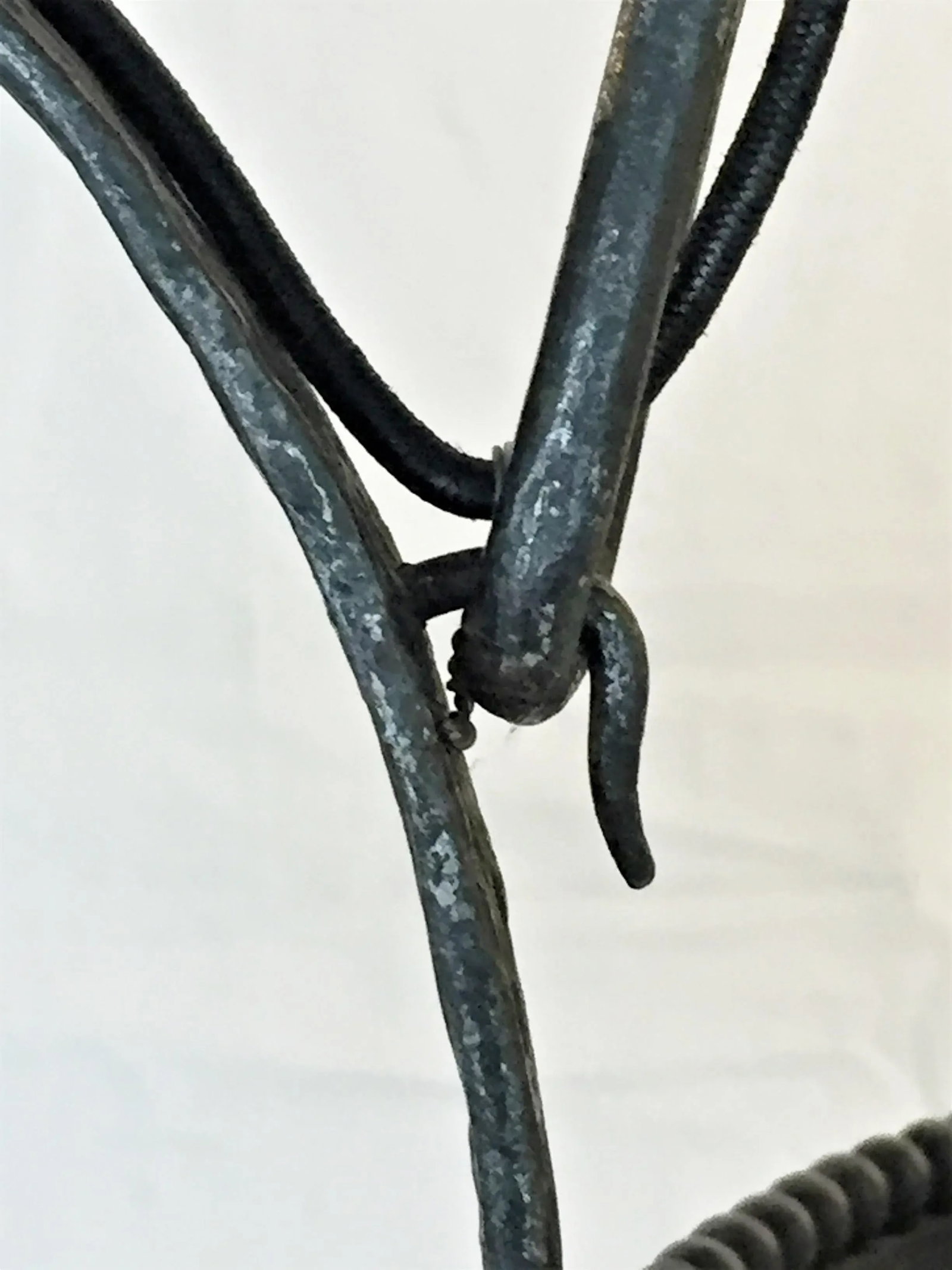 Degue French Art Deco Wrought Iron Chandelier - 5