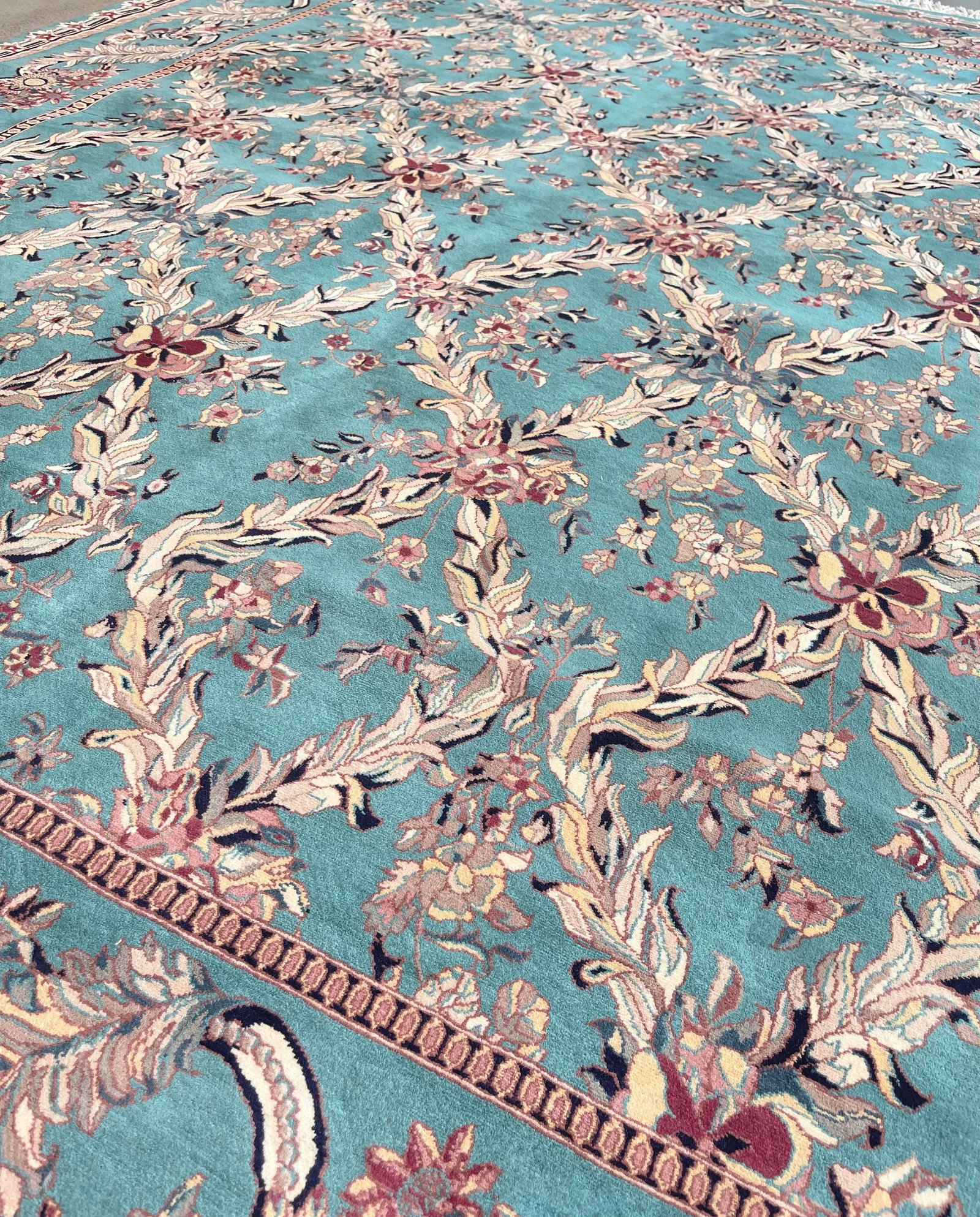 Mansour Fine Handmade Tabriz Rug - 5