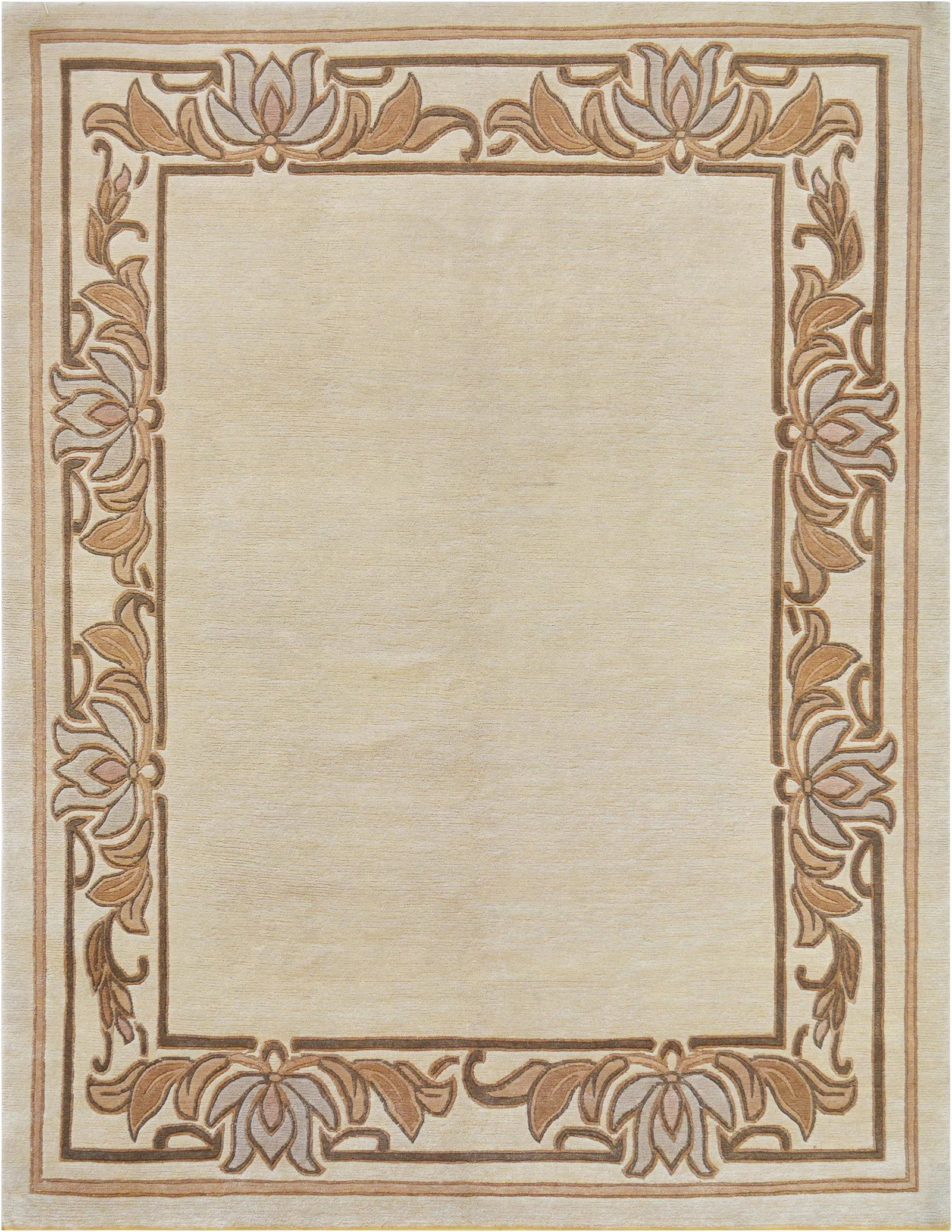 Mansour Fine Handmade Modern Tibetan Rug: This genuine handwoven tibetan rug is made of 100% fine natural Tibetan wool with an amazing texture. This high quality rug features a beautiful modern design and Earth tone colors.100% natural wool p